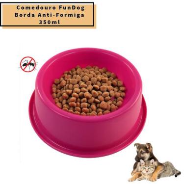 Imagem de Comedouro ou Bebedouro Plastico 350ml Anti Formiga - Caes e Gatos - TW