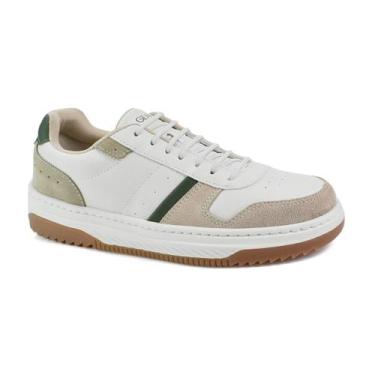 Imagem de Sapatênis GDV Cadarço Elástico Masculino Antiderrapante -, Branco, 39