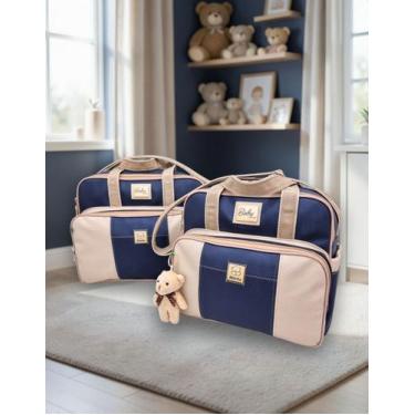 Imagem de Kit Bolsas Maternidade Bebê Enxoval + Trocador Miellu - Linha Deluxe C