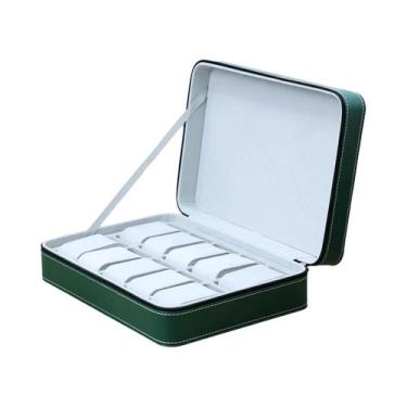 Imagem de Organizador De Relógios Portátil Estilo Clássico Com 6, 10 Ou 12 Compa