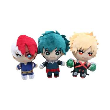 Imagem de Boneco Lzuku Green Valley 3 Peças 10CM Hero Academy Desenho Animado Br