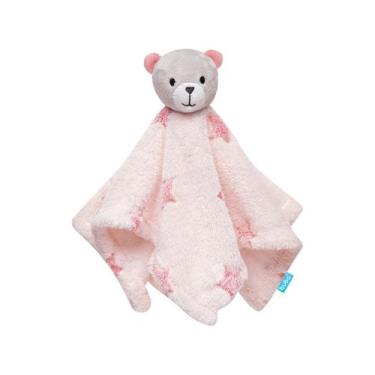 Imagem de Naninha Soninho Ursinho Macio Estrelinha Antialérgico  Buba, Rosa, Urs