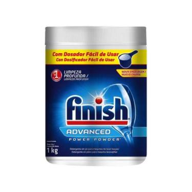 Imagem de Detergente em Pó para Lava-Louças Finish - Power Powder 1kg, Original