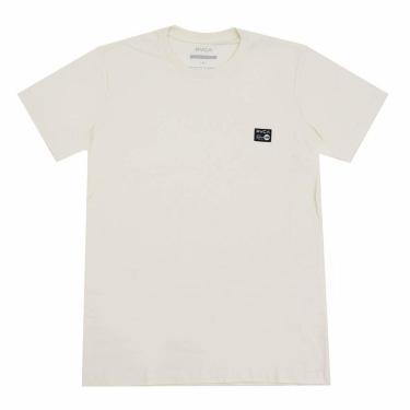 Imagem de Camiseta RVCA ANP Label - Creme (Off White)-Masculino