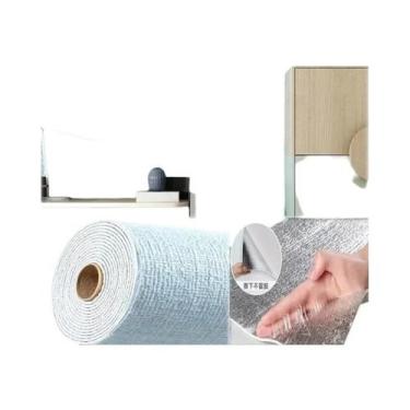 Imagem de Papel De Parede PVC 3D Autoadesivo Impermeável Com Efeito Linho, Cor S