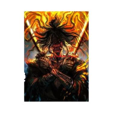 Imagem de Pôster De Jogo Sekiro Shadows Die Twice Em Lona Para Decoração De Sala