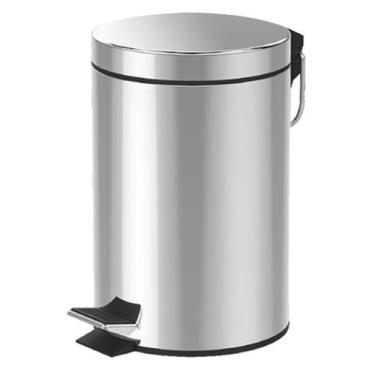 Imagem de Lixeira de aço Inox 3 litros com balde removível com Pedal Abre Tampa 