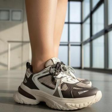 Imagem de Tênis Ramarim Chunky Feminino Conforto Urbano Dia A Dia, Marrom, 37