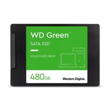 Imagem de SSD 480GB WD Green, SATA 3 2.5 Pol, Leitura 545 MBps E Gravação 430MBps - Wds480g3g0a