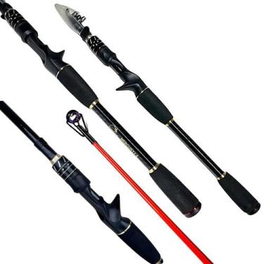 Imagem de Vara Pesca Tucunare Dourado 1,65mt De Carretilha Telescopica - TAUE