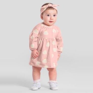 Imagem de Vestido bebê menina em cotton Brandili Baby-Unissex
