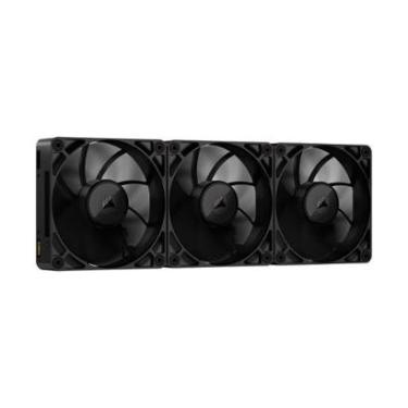 Imagem de Kit com 3 Ventoinhas Corsair RX MAX Series, iCUE LINK RX120 MAX, 120mm, Preto - CO-9051...