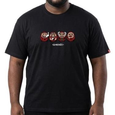 Imagem de Camiseta Chronic Big Daruma Chapado Preto 4405-Masculino
