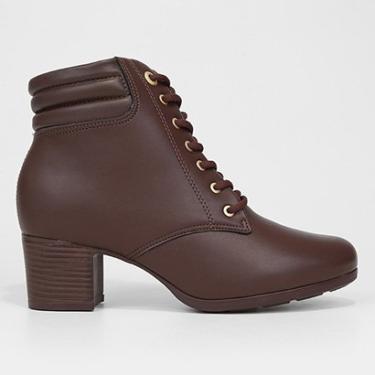 Imagem de Bota Cortuno Cano Curto Modare Salto Bloco Médio Feminina-Feminino