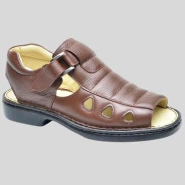 Imagem de Sandalia Masculina em Couro com Palmilha Gel-Masculino