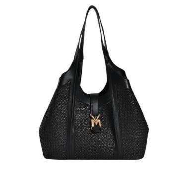 Imagem de Bolsa Feminina Tote Grande Via Marte B1-318-01 Preto, UN