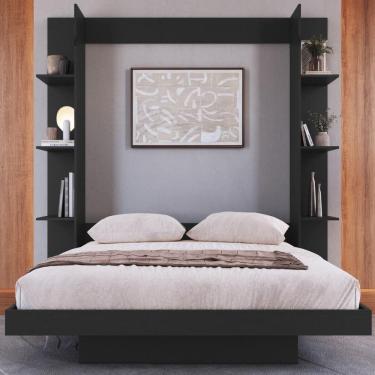 Imagem de Cama de Casal Articulada com Estante para Colchão 188x138cm Multimóveis CR40141