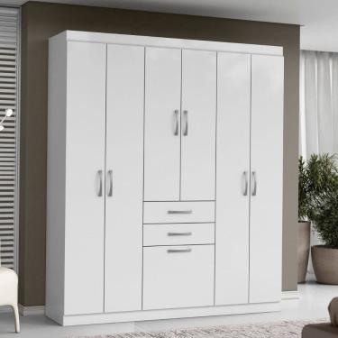 Imagem de Guarda Roupa Solteiro 7 Portas 2 Gavetas Cancun Aramoveis