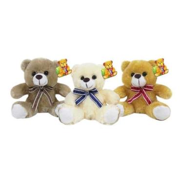 Imagem de Pelucia Urso Lacinho 18cm Fc2608 Sortido - FIZZI