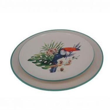 Imagem de Conjunto de pratos de ceramica tucano  2 pcs g 31cm x 31cm x 2,2cm - B