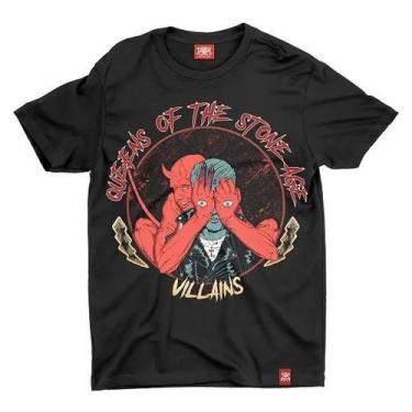 Imagem de Camiseta Queens Of The Stone Age Villains - Chemical, M, Preto
