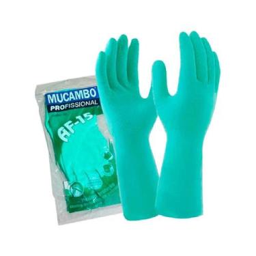 Imagem de Luva latex nitrilica verde mucambo - xg - 10 - GERAL