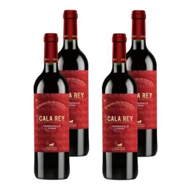 Imagem de Kit 4 Vinhos Cala Rey Tempranillo/Syrah Tinto Espanha 750ml - Finca Fe