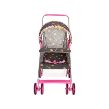 Imagem de Carrinho de Boneca Milano Estilo Elise Rosa - Brinquedos Oliveira