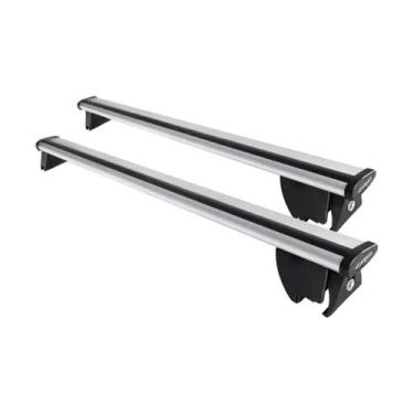 Imagem de Rack De Teto Farad Travessa Alumínio Grey Bagageiro Fixação Hilo Antif