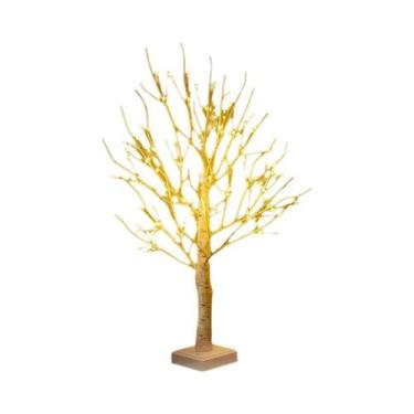 Imagem de Luz Decorativa De Árvore De Bétula Com 144 LEDs Brancos Quentes, Alime