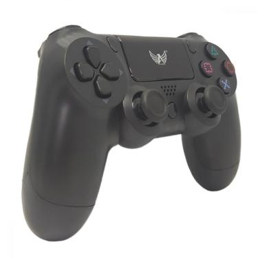 Imagem de Controle para Videogame Aquilae Ps4 com Fio Dupla Vibracao Ergonomico Preto