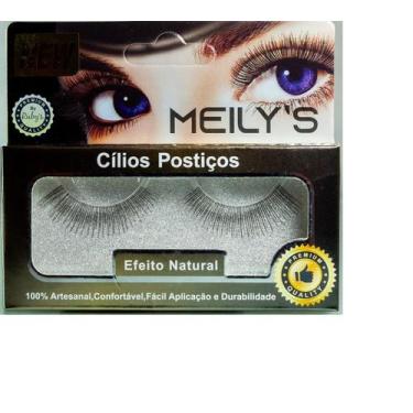 Imagem de Cílios Postiços Efeito Natural 1 par - Meily's