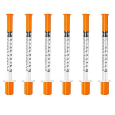Imagem de Seringas de Insulina Oenfeng 0,5 ml 31G 8 mm Pacote com 100
