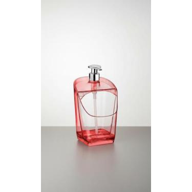 Imagem de Dispenser Detergente Com Porta Esponja Vermelho 500ml - Congratulation