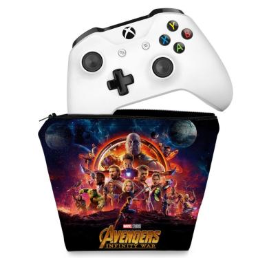 Imagem de Capa Xbox One Controle Case - Os Vingadores: Guerra Infinita