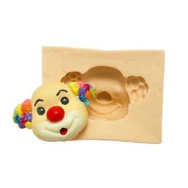 Imagem de Molde De Silicone Rosto Do Palhaço, Circo Rb095