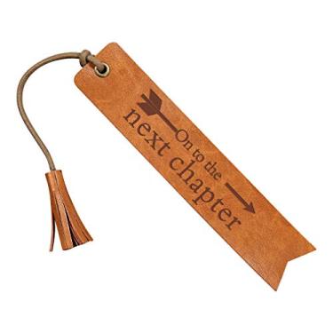 Imagem de Marcador de livro de couro para o próximo capítulo de presente de casamento, brinde de casamento, marcador de livro, leitor de casamento (no próximo capítulo)