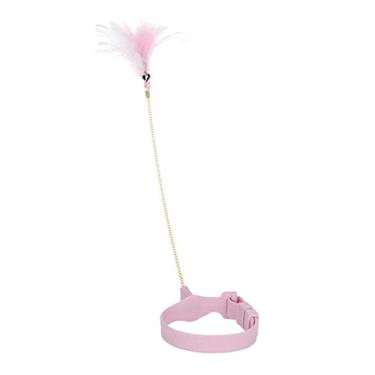 Imagem de Brinquedo Gato Interativo Pena com Alça de Silicone (Rosa Claro)