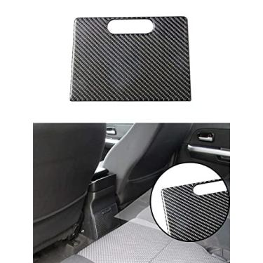 Imagem de JEZOE Interior do carro várias peças tampa de acabamento de fibra de carbono adesivos pretos estilo, para Suzuki Grand Vitara 2006-2013 acessórios do carro