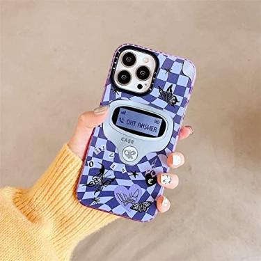Imagem de Fashion Art Preto Borboleta Capa de Telefone Para Iphone 13 12 11 Pro Max 7 8 Plus X XR XS Max Capas Bonitas de Silicone Roxo Claro, WS984,3, Para, IphoneX