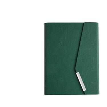 Imagem de Caderno de folha solta com fivela de metal tri-fold, treinamento de escritório de negócios A5, bloco de notas de estudante universitário, A7, 2 peças