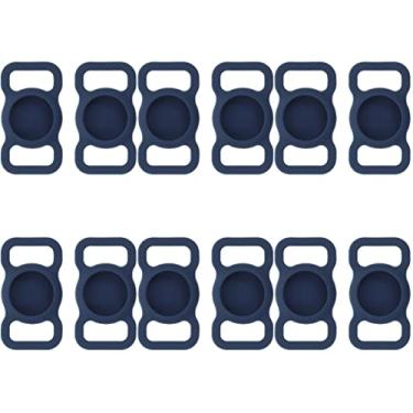 Imagem de INOOMP 12pcs Lost Covers Silicone Anti-Scratch Air Find Anti- Lightweight Sleeves Cat Accessory Loop Tags Scratch Dark Dog Compatible Buckles Keychain Use
