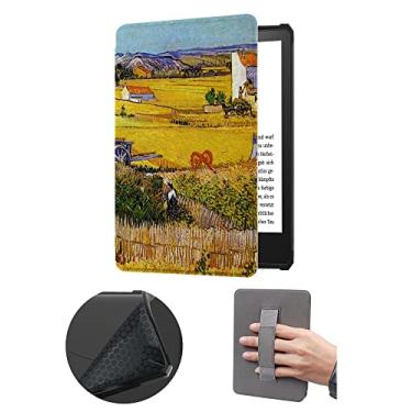 Imagem de Capa macia apenas para Kindle 11ª geração 2022, capa protetora com alça de mão e despertar/hibernar automático, capa à prova d'água não adequada para Kindle de 11ª geração Paperwhite