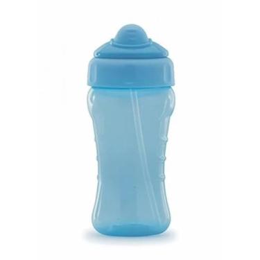 Imagem de Com O Copo Antivazamento Com Canudo Adoleta Bebê Azul