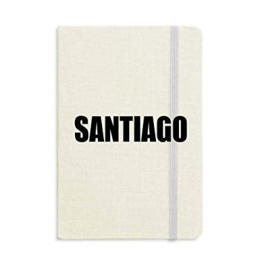 Imagem de Caderno Santiago Cuba City Capa Rígida Clássico Diário A5 Presente