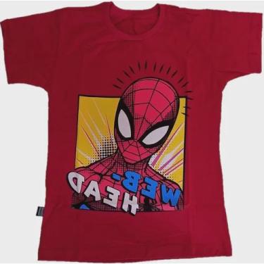 Imagem de Camiseta Infantil Homem Aranha Camisa Spider Man
