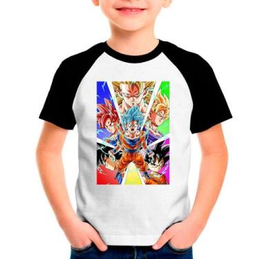 Imagem de Camiseta Dragon Ball Z Goku Branca Infantil10 - Design Camisetas
