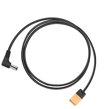 Imagem de Vaveren Conector macho XT60 para DC macho 5,5 mm X 2,5 mm, cabo de alimentação DC5525, para externo de solda