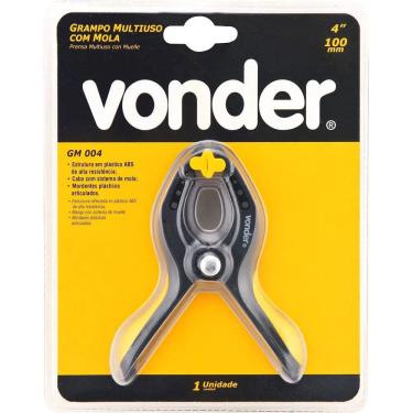 Imagem de Grampo Multiuso C/Mola 4" Aperto Rápido GM004  35.80.000.004 - Vonder Vonder