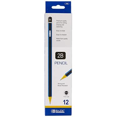 Imagem de Lápis de madeira premium BAZIC #2B (pacote com 12)